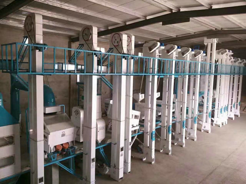 湖北省天門(mén)市華豐農(nóng)業(yè)日產(chǎn)60噸大米成套加工設(shè)備安裝完畢